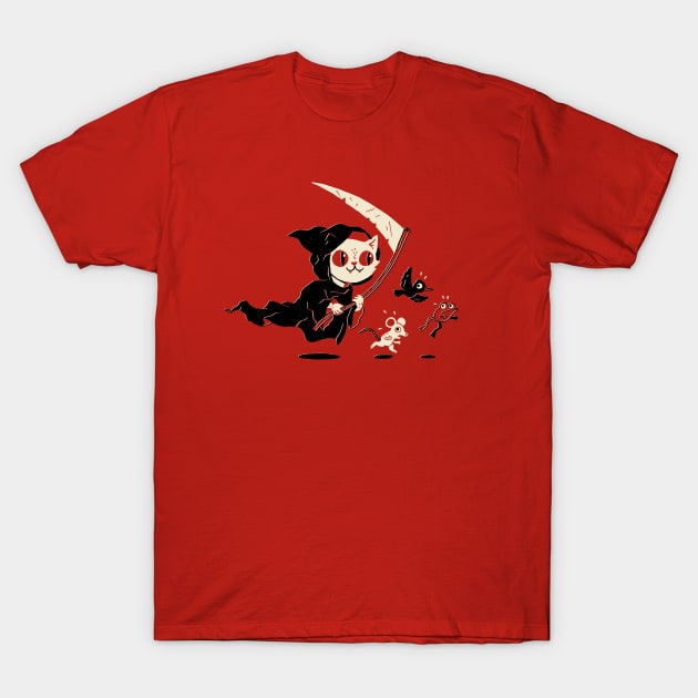 Death Kitty T-Shirt by DinoMike